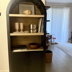 Arched Pantry Cabinet with Doors 