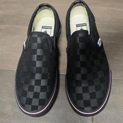 Black Slip On Vans 