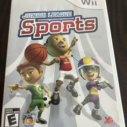 Junior League Sports (Nintendo Wii) Complete with Manual 