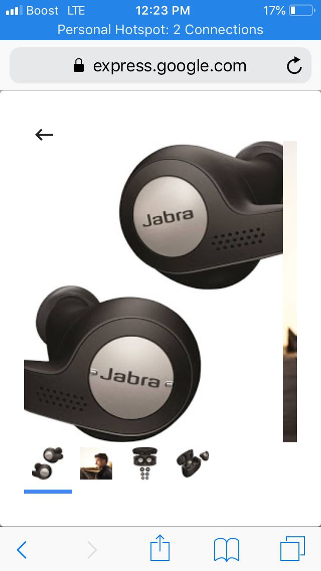Jabari WIRELESS HEAD PHONES !! GREAT BUY 1 SINGLE PAIR AMAZING SOUND 10/10