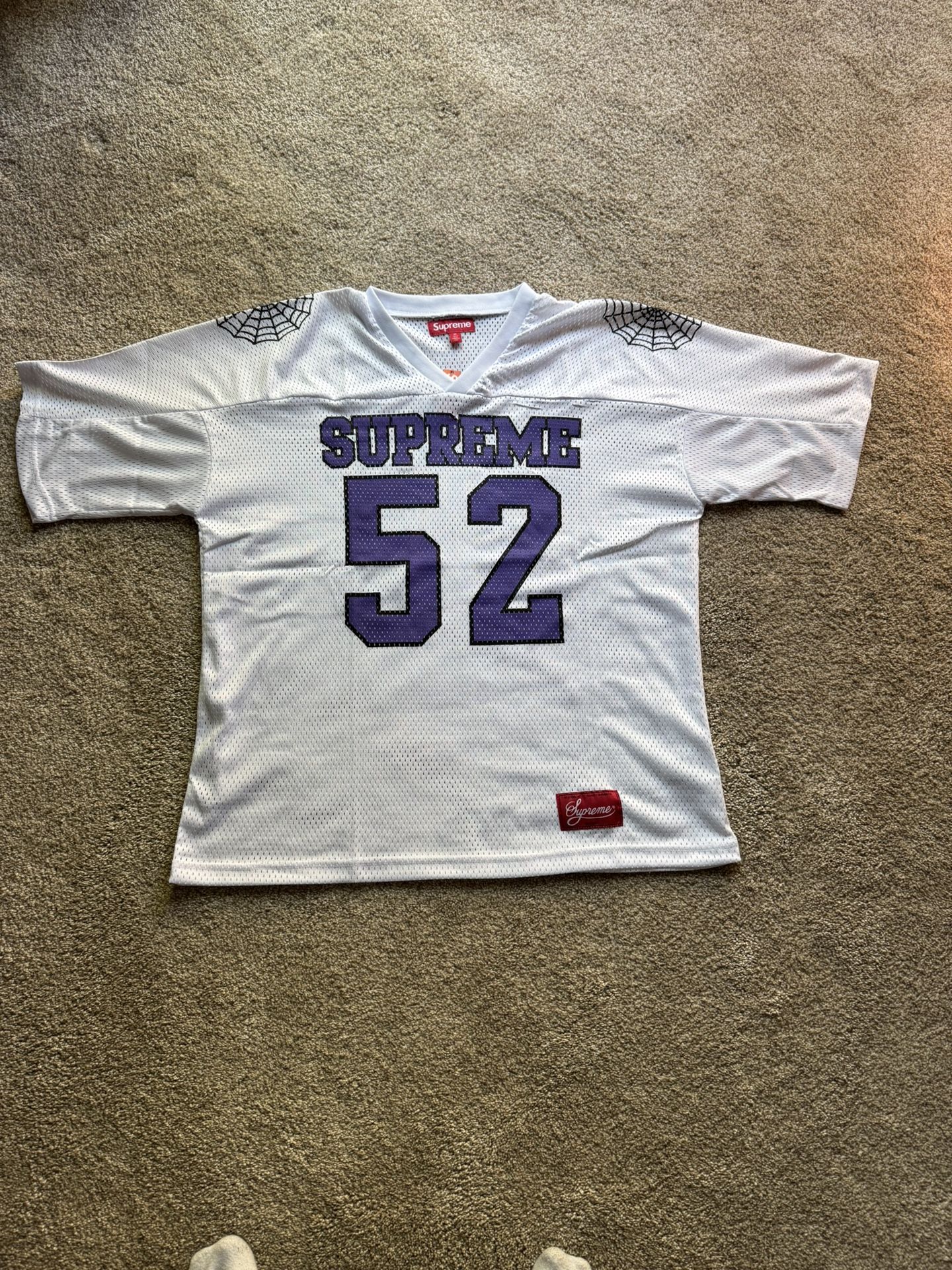 Supreme Spiderweb 52 Jersey M size Brand new, with tag #supreme #jersey #football #streetwear #fashion