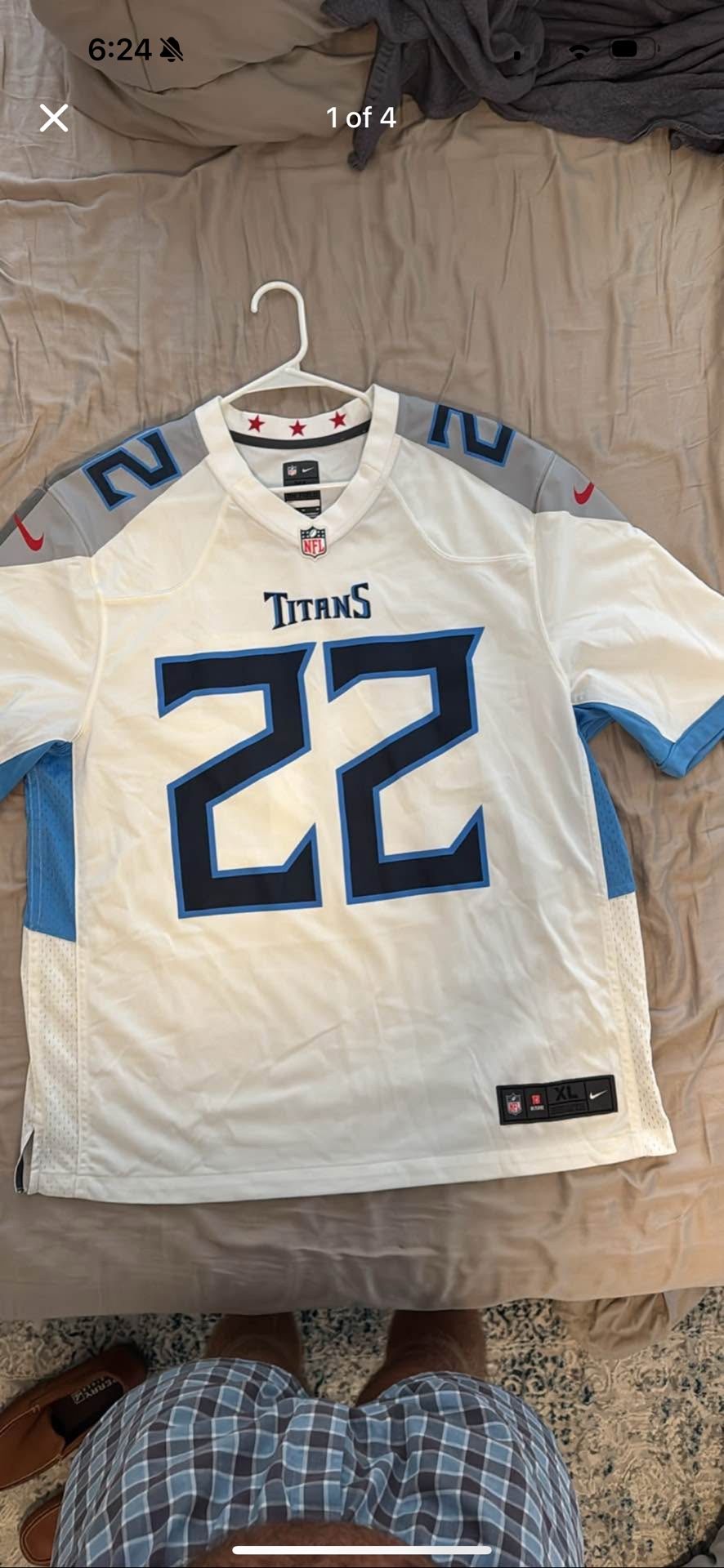 Mens XL Tennessee Titans Derrick Henry Limited Vapor Untouchable Road Jersey