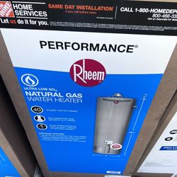 Rheem 40 gallon Water Heater