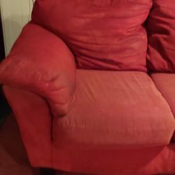 Microfiber Couch Good Condition Does Need To Be Cleaned Very Comfortable Can Deliver Okc 30