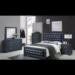 Brand New Queen Size Bedroom Set$899.financing Available No Credit Needed 
