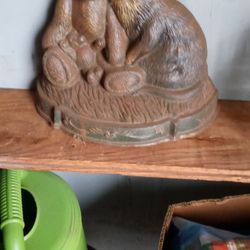 Vintage Cast Iron Door Stopper 