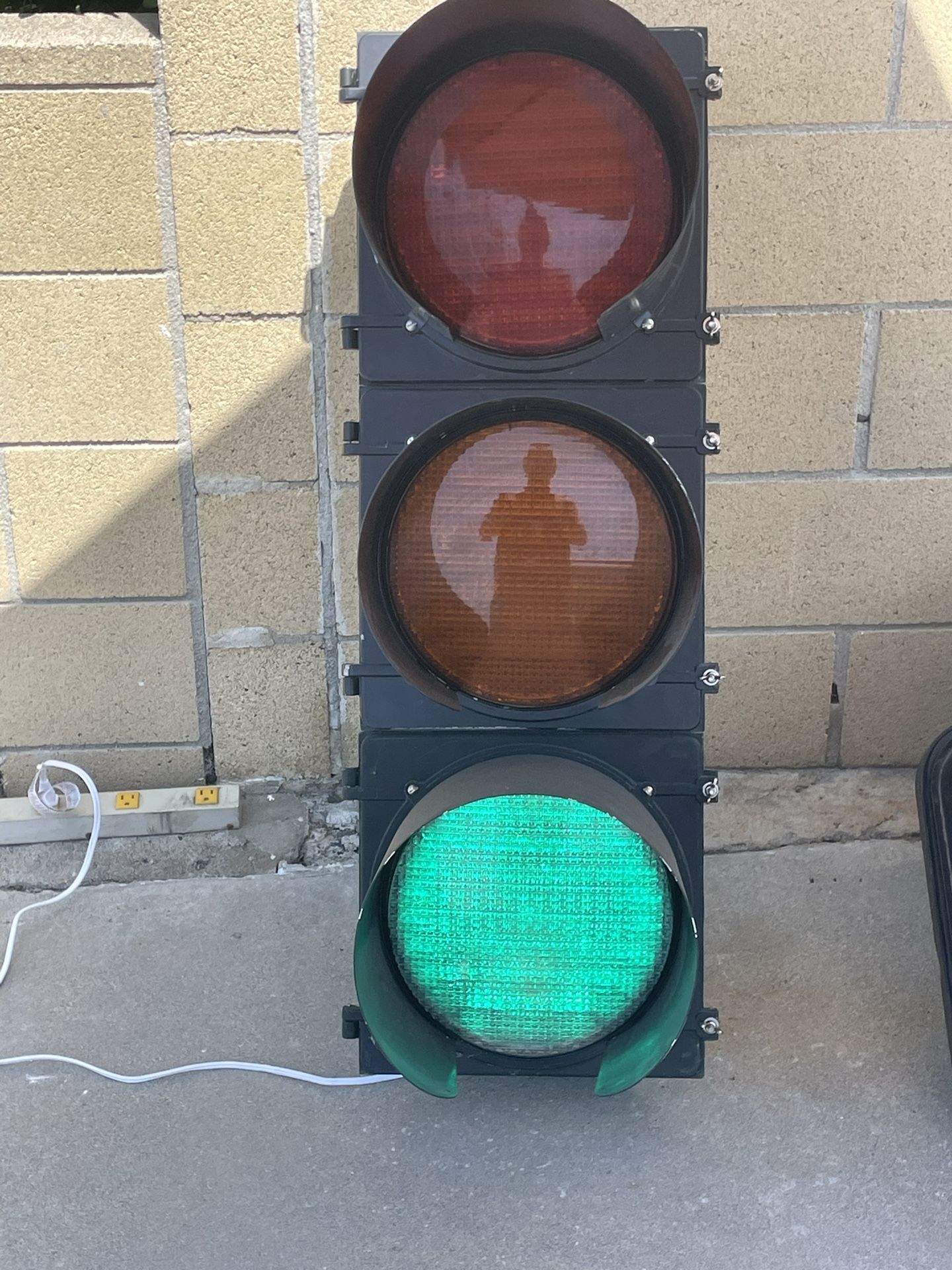 Beautiful McCain 12” Traffic Signal Stop Light Sharp! GE RX11 LEDs