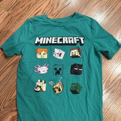 Minecraft Boys Shirt Size 8