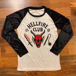 Stranger Things Hell Fire Club Shirt Size Small