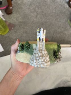 Space Shuttle Candle Holder