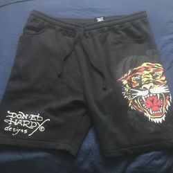XL Ed Hardy shorts 