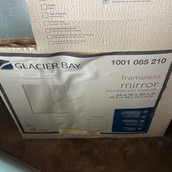 Glacier Bay Frameless Mirror