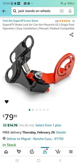 Can Am X3 Brake Lock