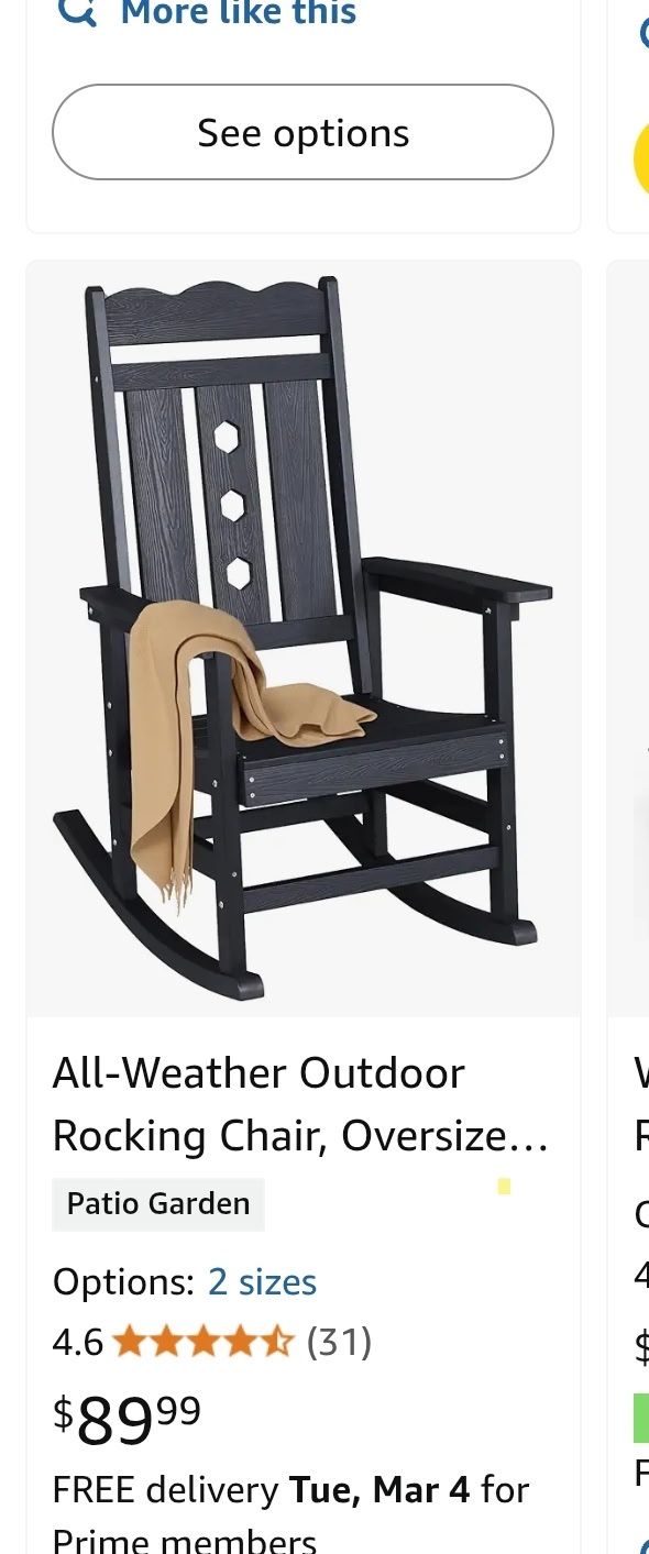 Outdoor Rocking Chair