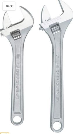 All Steel Adjustable Wrench Set
