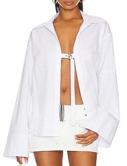 Andi Shirt in White by DYLN Size XL