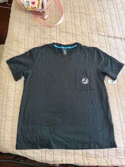 Disney Shirt Mens Large Black Avengers Campus Quinjet Division Marvel Pocket Tee