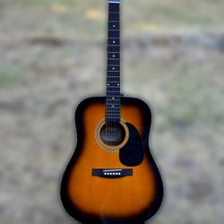Johnson JG-620-S Dreadnought Acoustic Guitar – Sunburst 