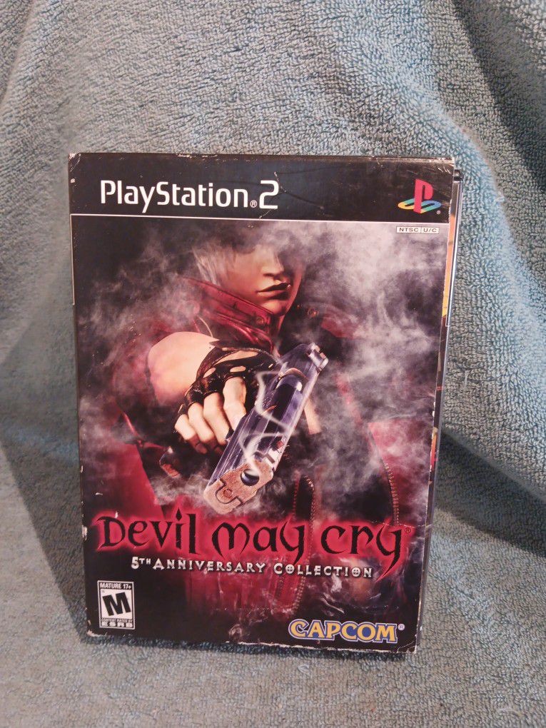 Play Station2 Devil May Cry: 5th Anniversary Collection 2006 Works!