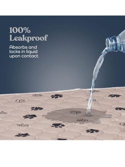 Super Absorbent Washable Pee Pads for Dogs - 2-Pack Superior Reusable Puppy Pads Pet Training Pads –100% Waterproof Dog Pee Pad Protects Against Urine