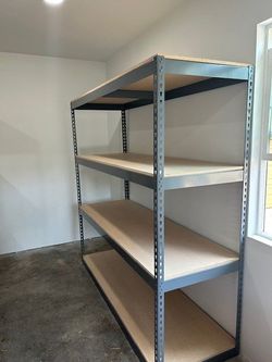 Shelving 72 in W x 24 in D Boltless Supply Office 4 Tier Storage Racks Delivery Available