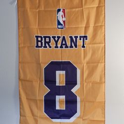 Brand New NBA Los Angeles Lakers Kobe Bryant 3x5 Flag
