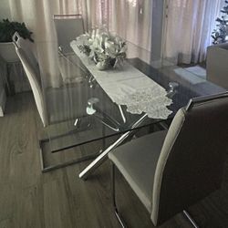 Dining Glass Table $250