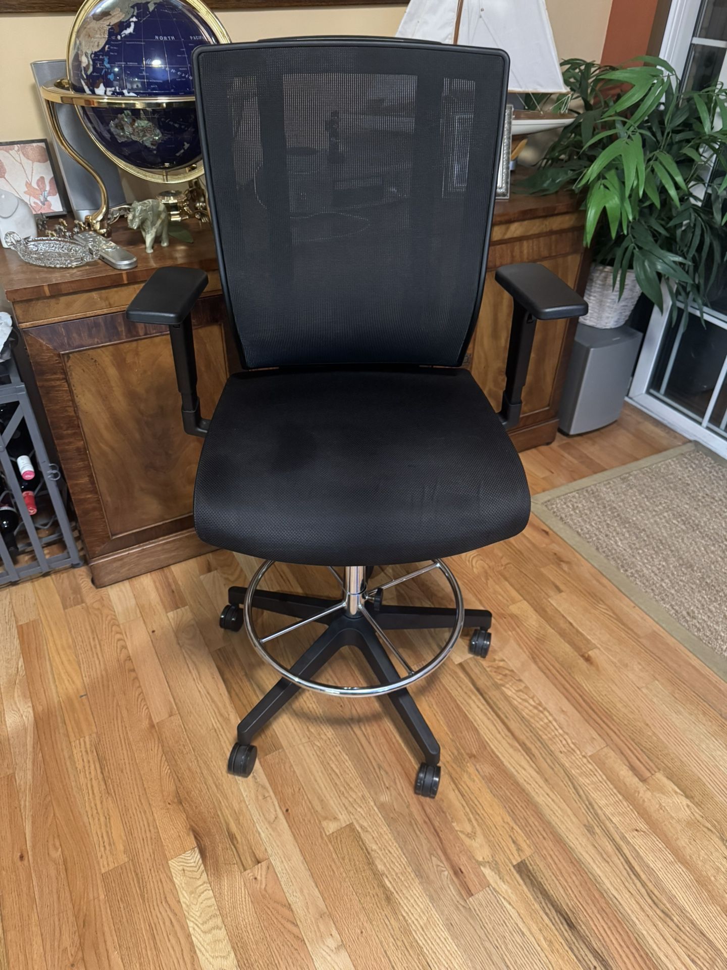 Vari Ergonomically Designed Drafting Chair Adjusting 