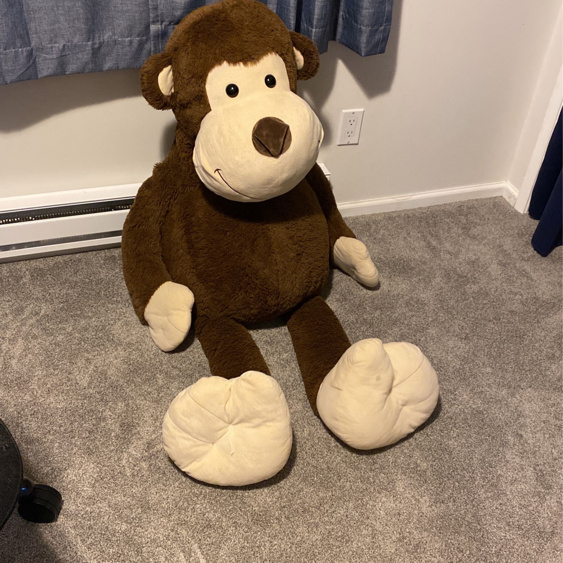 Giant 4 Foot Tall Stuffed Monkey