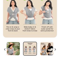 Keababies Wrap Baby Carrier- Warm hearth 