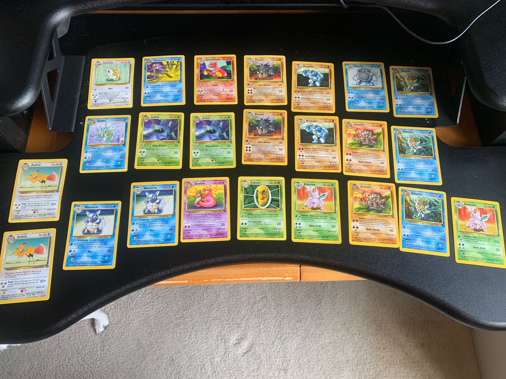 1999 Lot of Uncommon Pokémon Cards