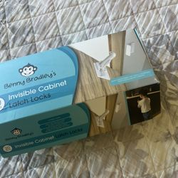 Invisible cabinet Latch Locks - Toddler Locks