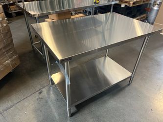Gauge 16 premium Brand New NSF Work Tables NORDSTEEL Stainless Heavy Duty