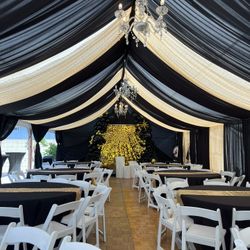 Tent Draping Decor Any Color