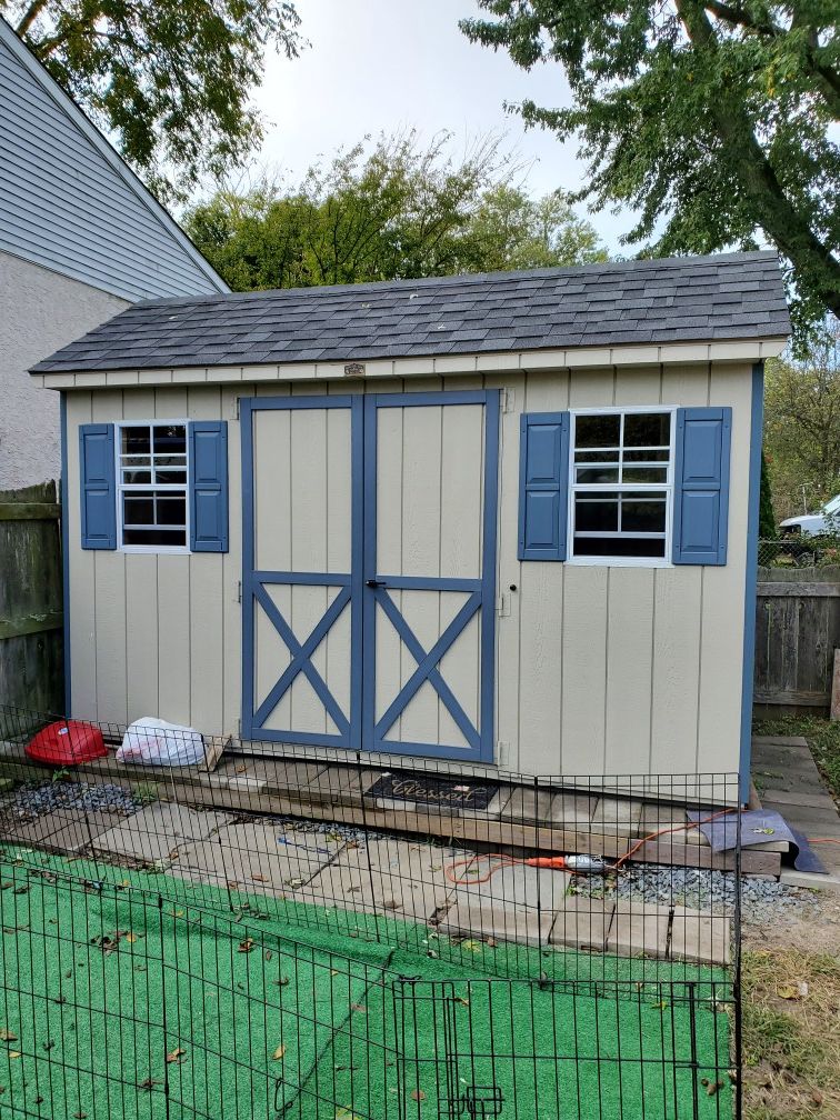 6x12 Wood Shed