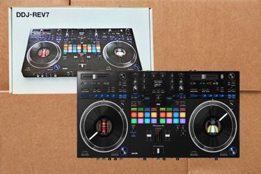 Pioneer DJ Motorized Turntable 2 Channel Mixer Controller Serato DDJ-REV7 🚨 Payment Options Available 🚨 No Credit Needed 🚨