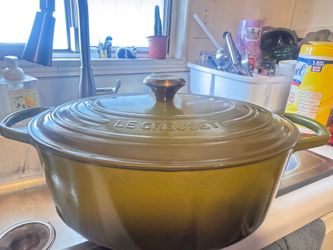 Le creuset and lodge cast iron dutch ovens