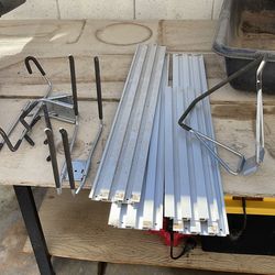 Bike ladder wall mounting hook system