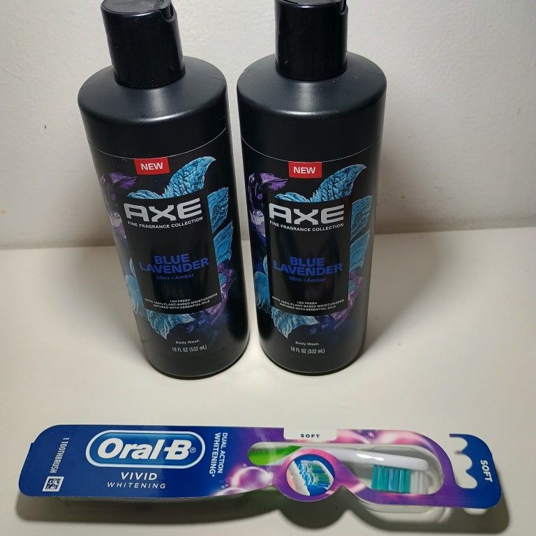 [New]Body Wash /Toothbrush 