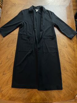 Chic H&M Longline Blazer - Excellent to Like New Condition - Black - Size 10