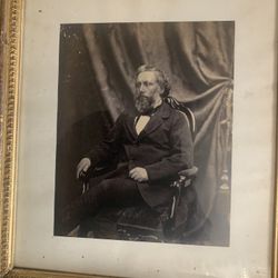 Portrait Of Distinguished Gentleman Sitting! 