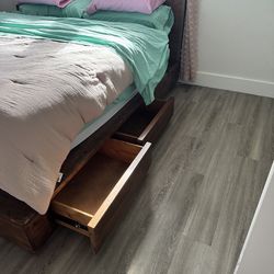 King size Solid Wood Bed Frame