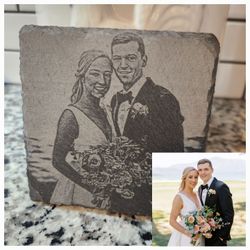 Laser Engraved Slate Coasters