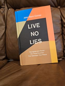 Live No Lies by John Mark Comer Hardcover Christian Spiritual Growth Book