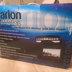 Clarion Flip Down DVD Monitor