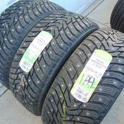3 New Old Stock 255 55 19 Nokian Hakkapeliitta8 Studded Tires Date 2015

