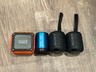 Bluetooth speakers $40 for all or will sell separately for more.
