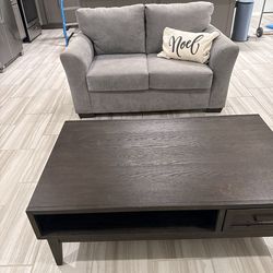 Love Seat and Coffee Table