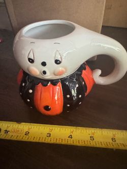 Johanna Parker Halloween Ghost Ceramic Mug