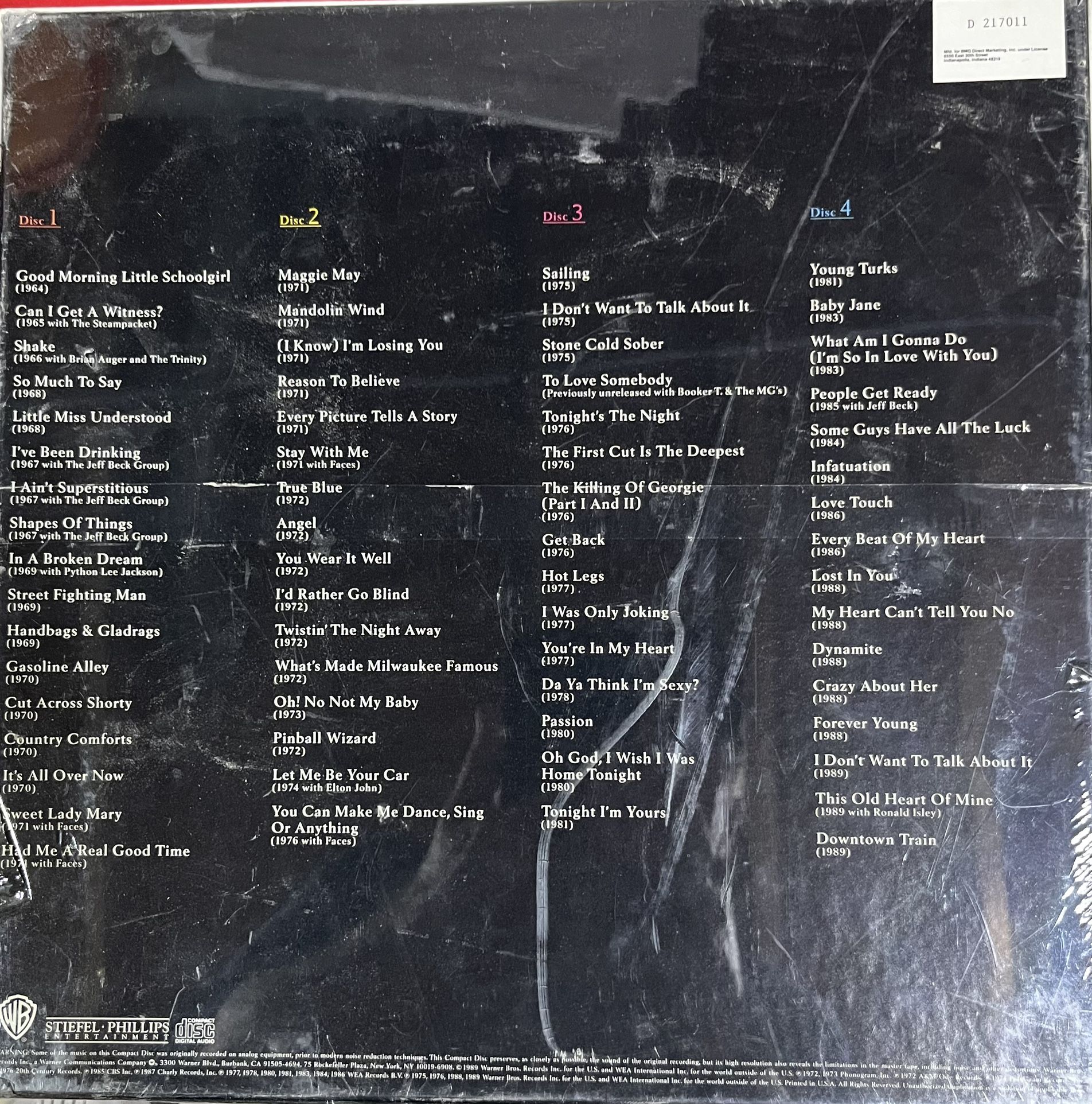 NEW - Rod Stewart Anthology 4cd Set (still In Wrap)